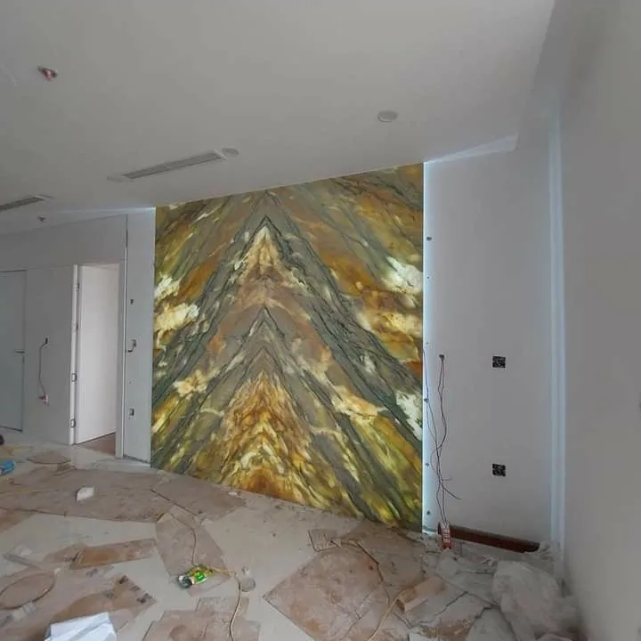 thi công tranh đá thạch anh